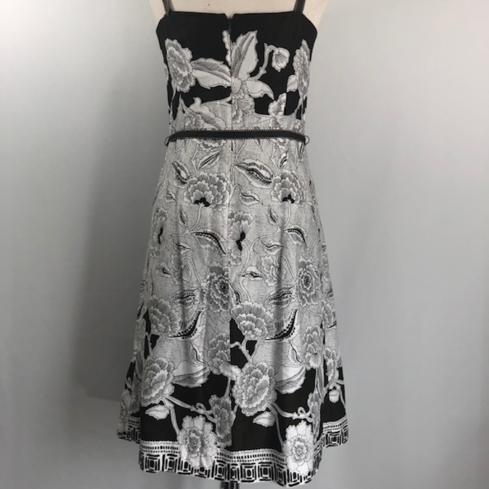 Ann Taylor Womens White Brown Sundress  Size 4